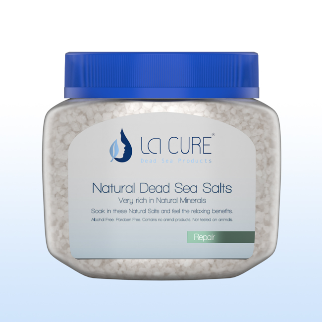 Lacure. Natural Dead Sea Salts 500g (Jar)